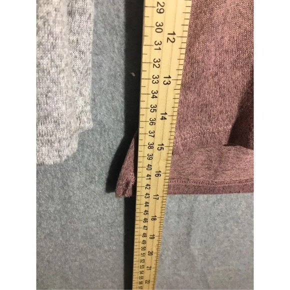 Womens Bobbie Brooks Hoodie Purple Grey Casual Winter Layering Classic Basic - Picture 4 of 5